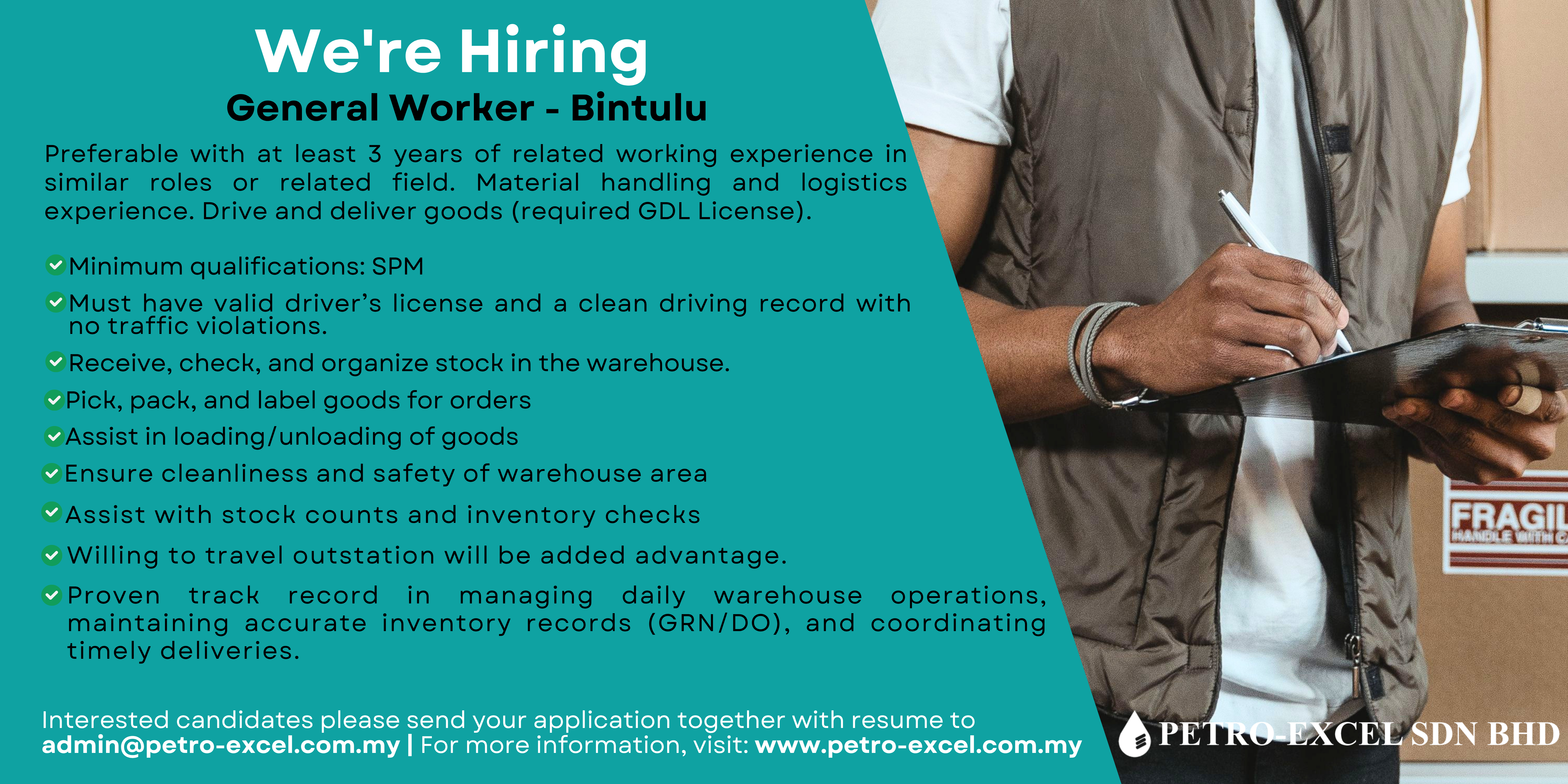 General Worker - Bintulu